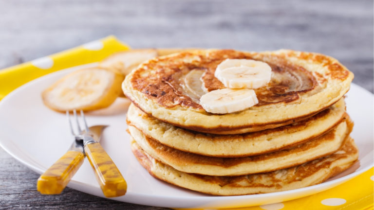 Wheat banana pancake