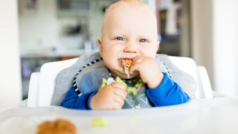 Baby self-feeding