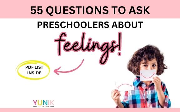 55 Questions to ask preschoolers about feelings