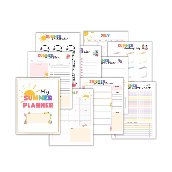 Summer Planner for kids listing