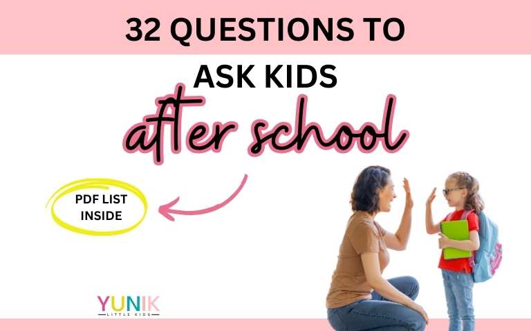 questions to ask kids after school