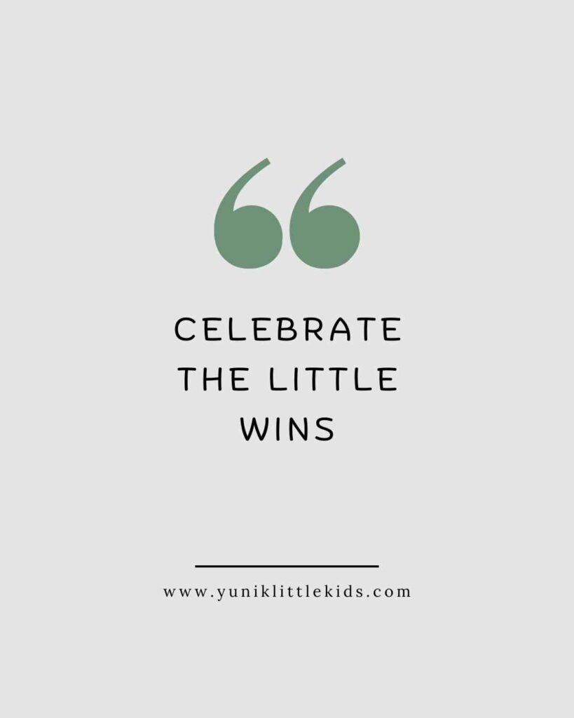 celebrate the little wins