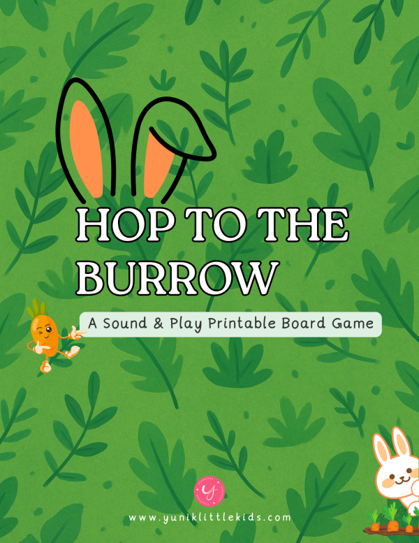 hop to the burrow board game Hop to the Burrow – A Sound & Play Printable Board Game