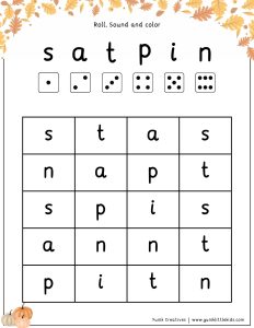 phonics worksheet
