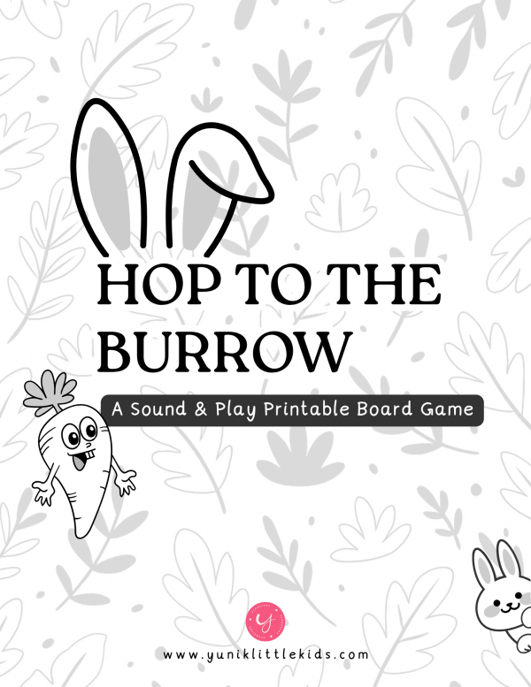 18 Hop to the Burrow – A Sound & Play Printable Board Game