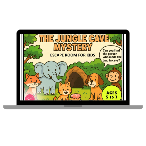 laptop mockup escape room Escape room jungle mystery