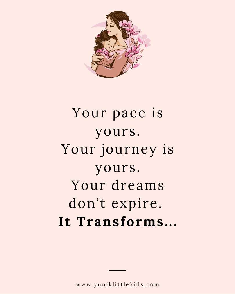 Your pace is yours. Your journey is yours.