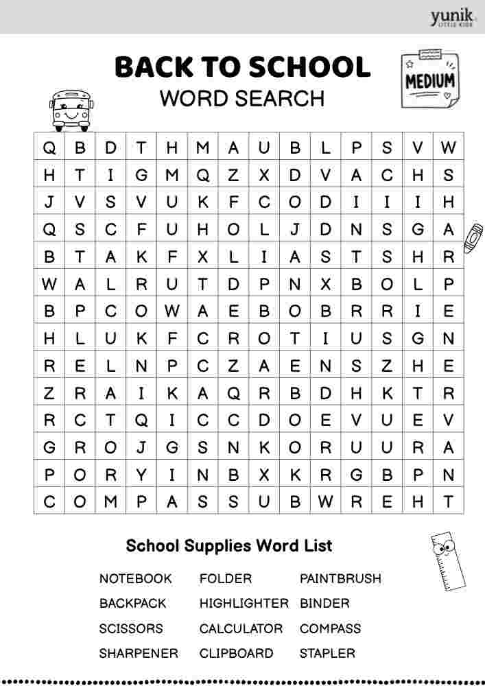 14 Supplies Back to school Medium
