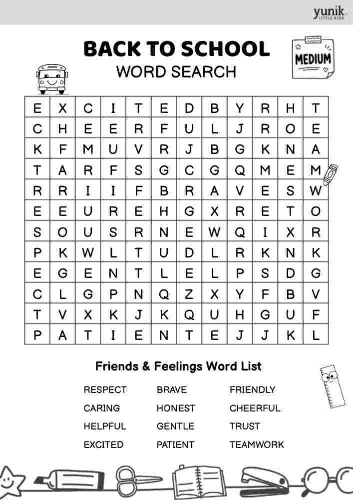 Feelings Back to school Medium
