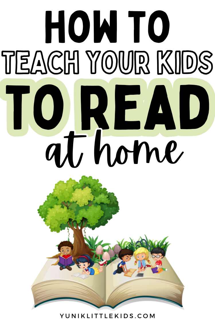 How to teach your kids to read at home