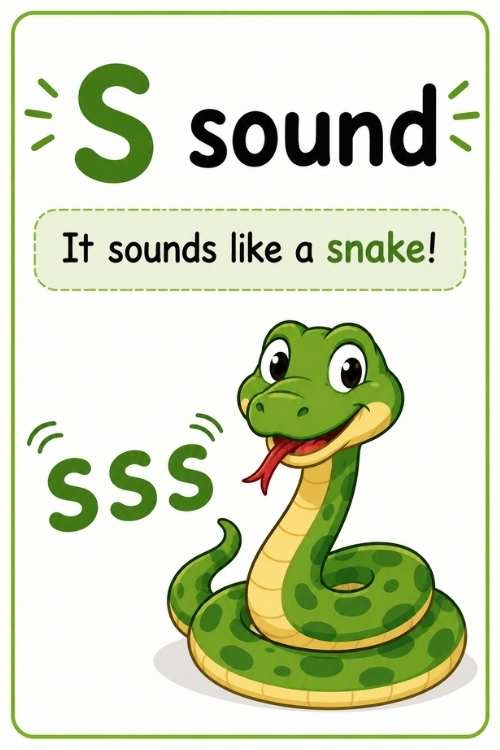 s sounds like a snake
