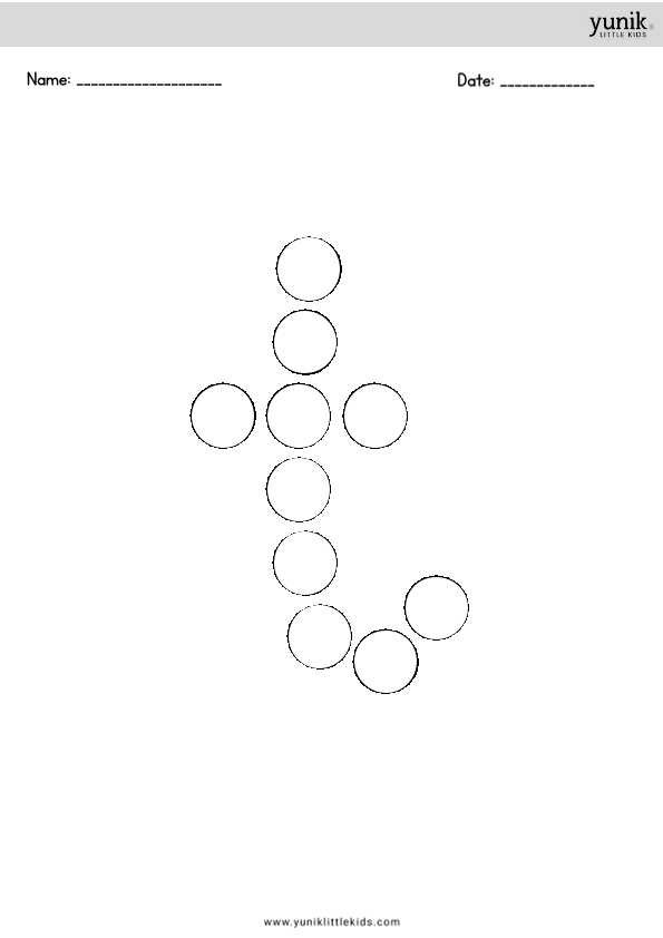 Letter Dot marker activity lowercase t-1