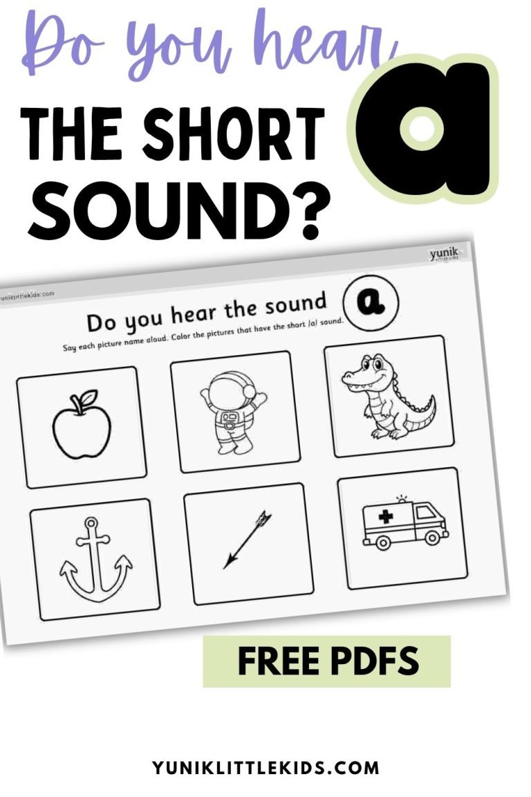 do you hear the short a sound