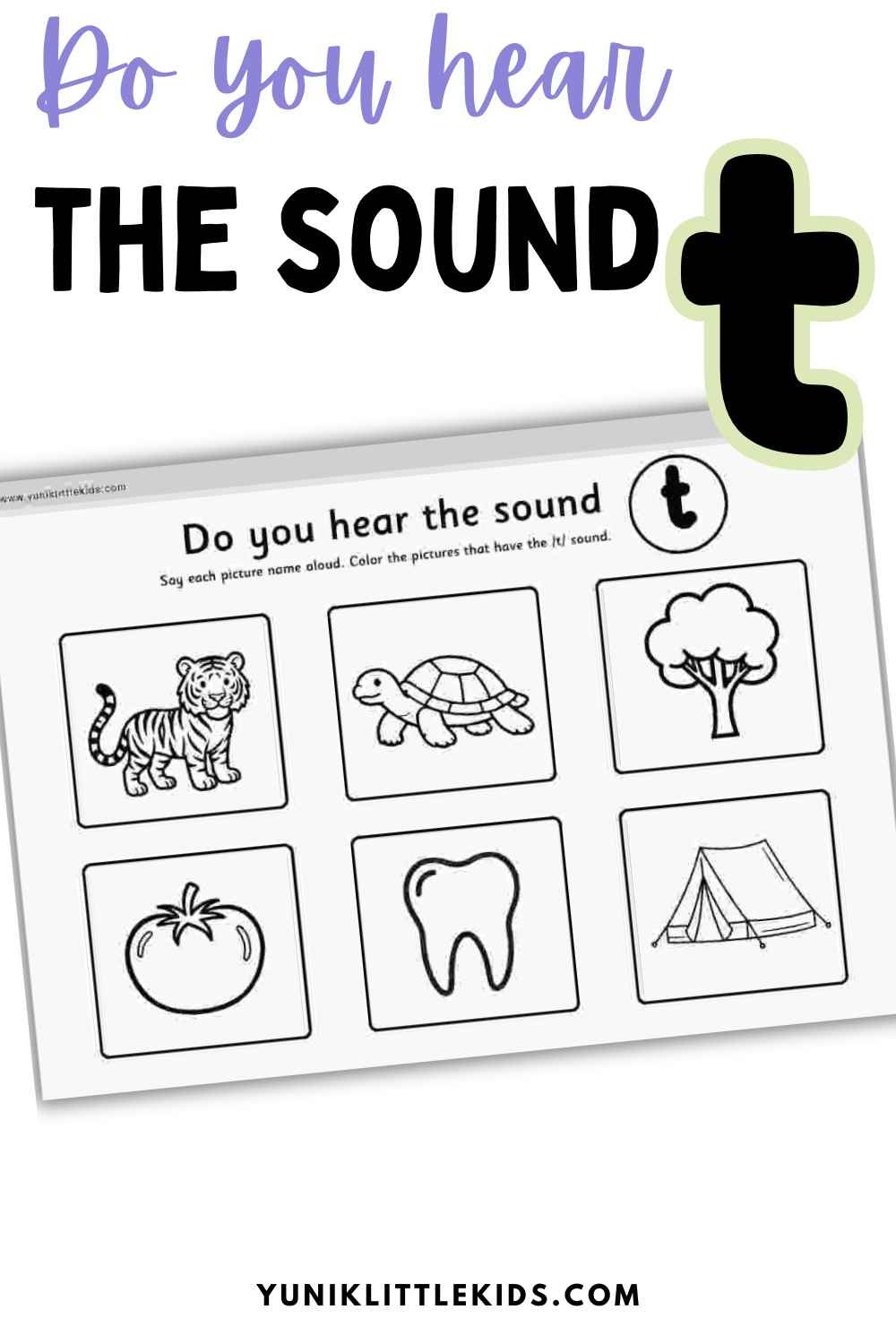do you hear the t sound