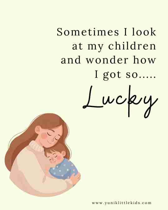 my kids my word i got lucky